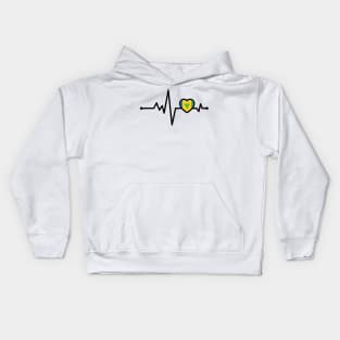 St Vincent and the Grenadines Heart Monitor Kids Hoodie